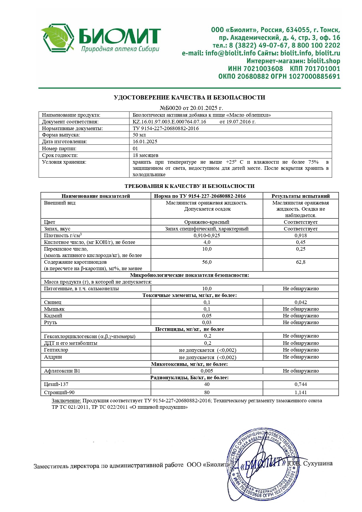 Паспорт №012025